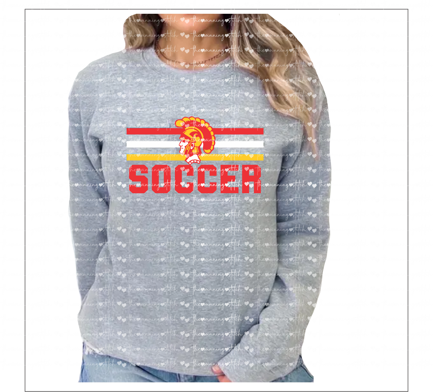 Trojans Soccer Gildan Crewneck