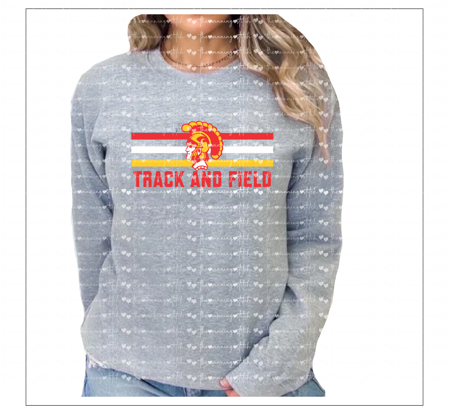 Trojans Track&Field Gildan Crewneck