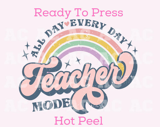 Teacher Mode-Comfort Color Tee