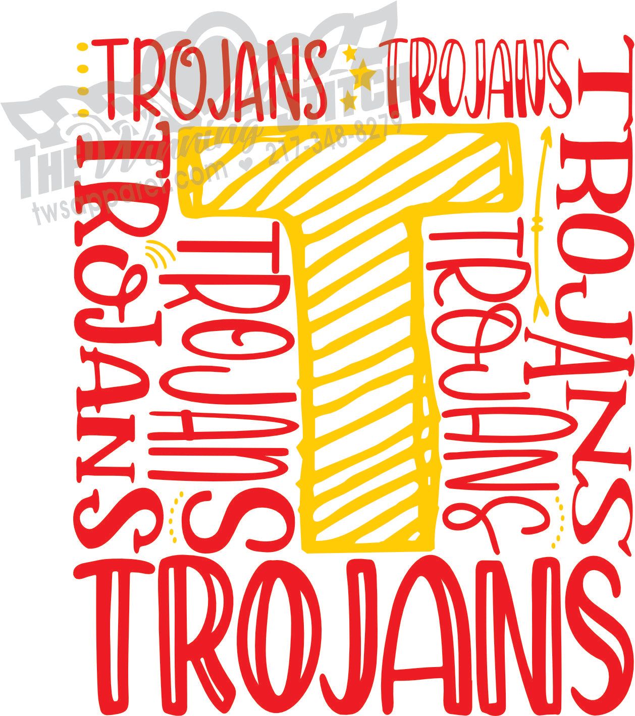 Fall 2023 Trojanwear-Give Me a T-Two Color-Long Sleeve Tee