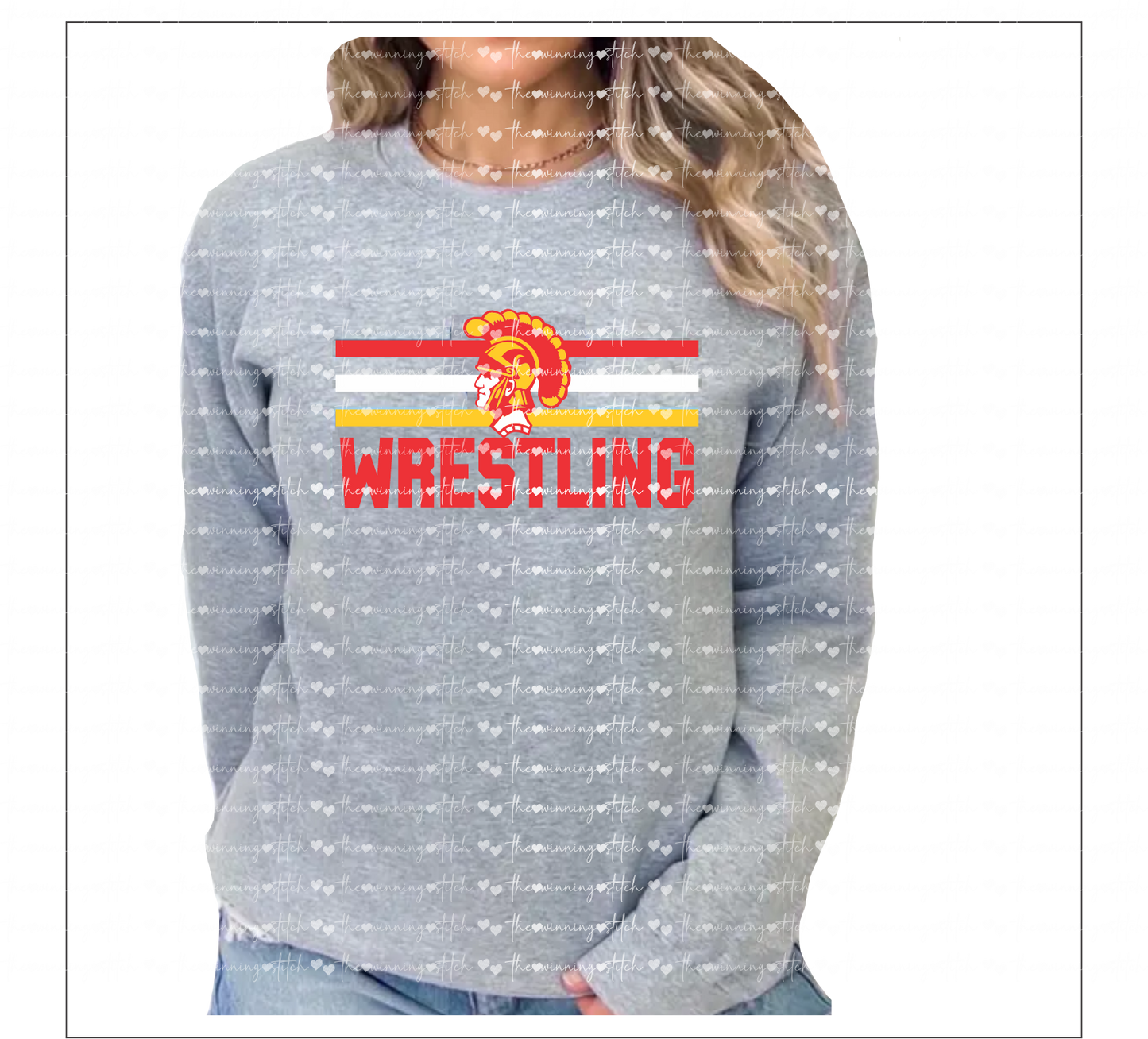 Trojans Wrestling Gildan Crewneck