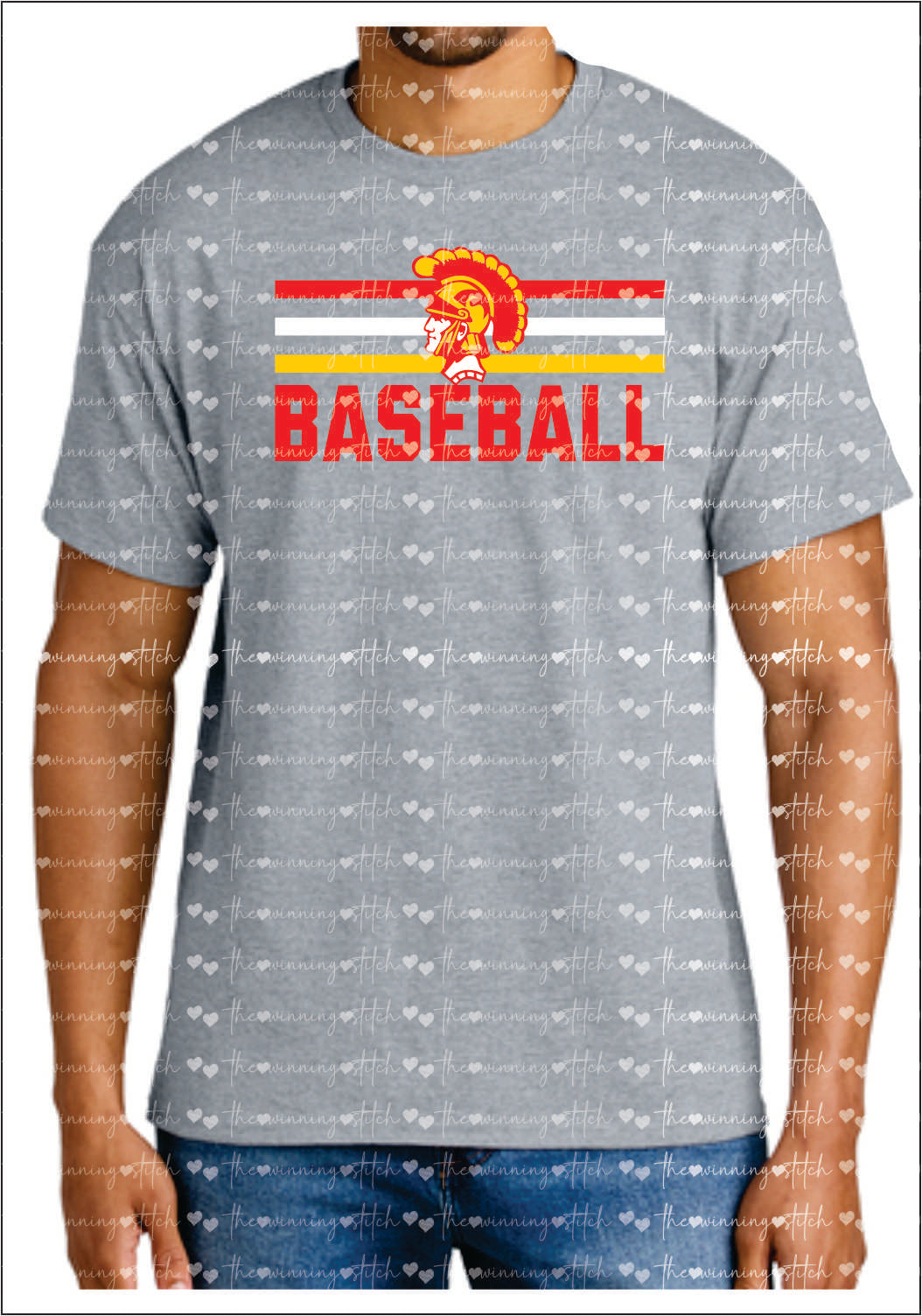 Trojans Baseball Gildan Tee