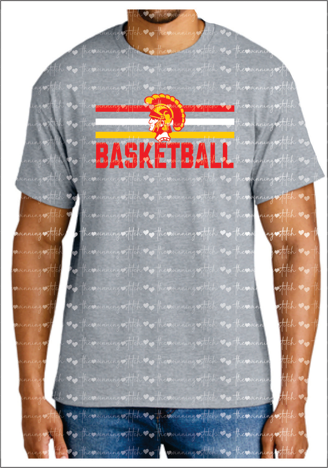 Trojans Basketball Gildan Tee