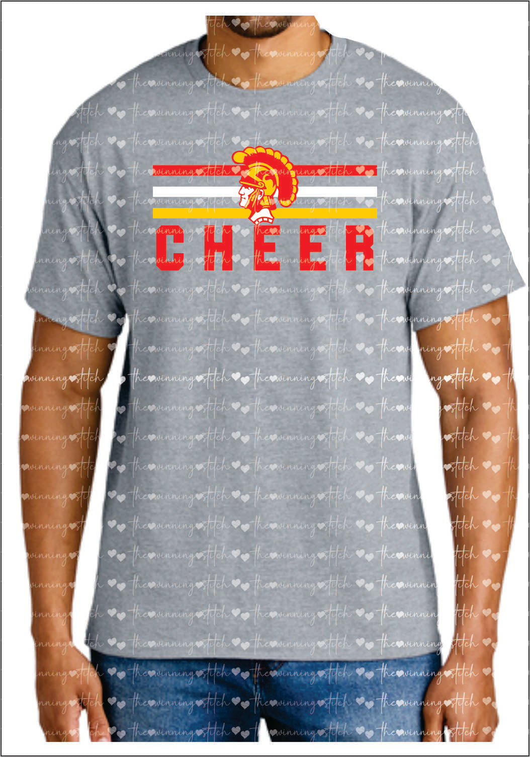 Trojans Cheer Gildan Tee