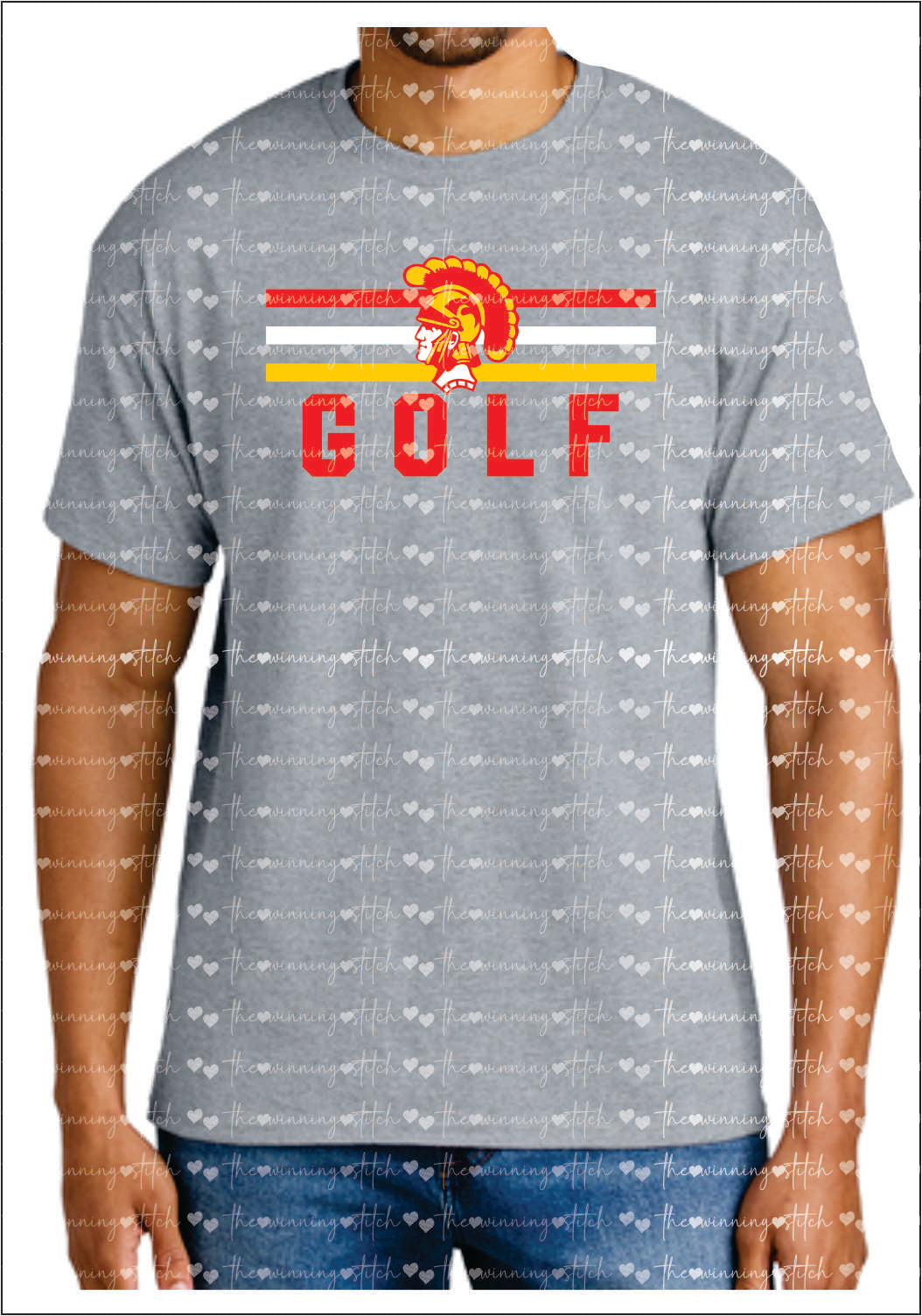 Trojans Golf Gildan Tee