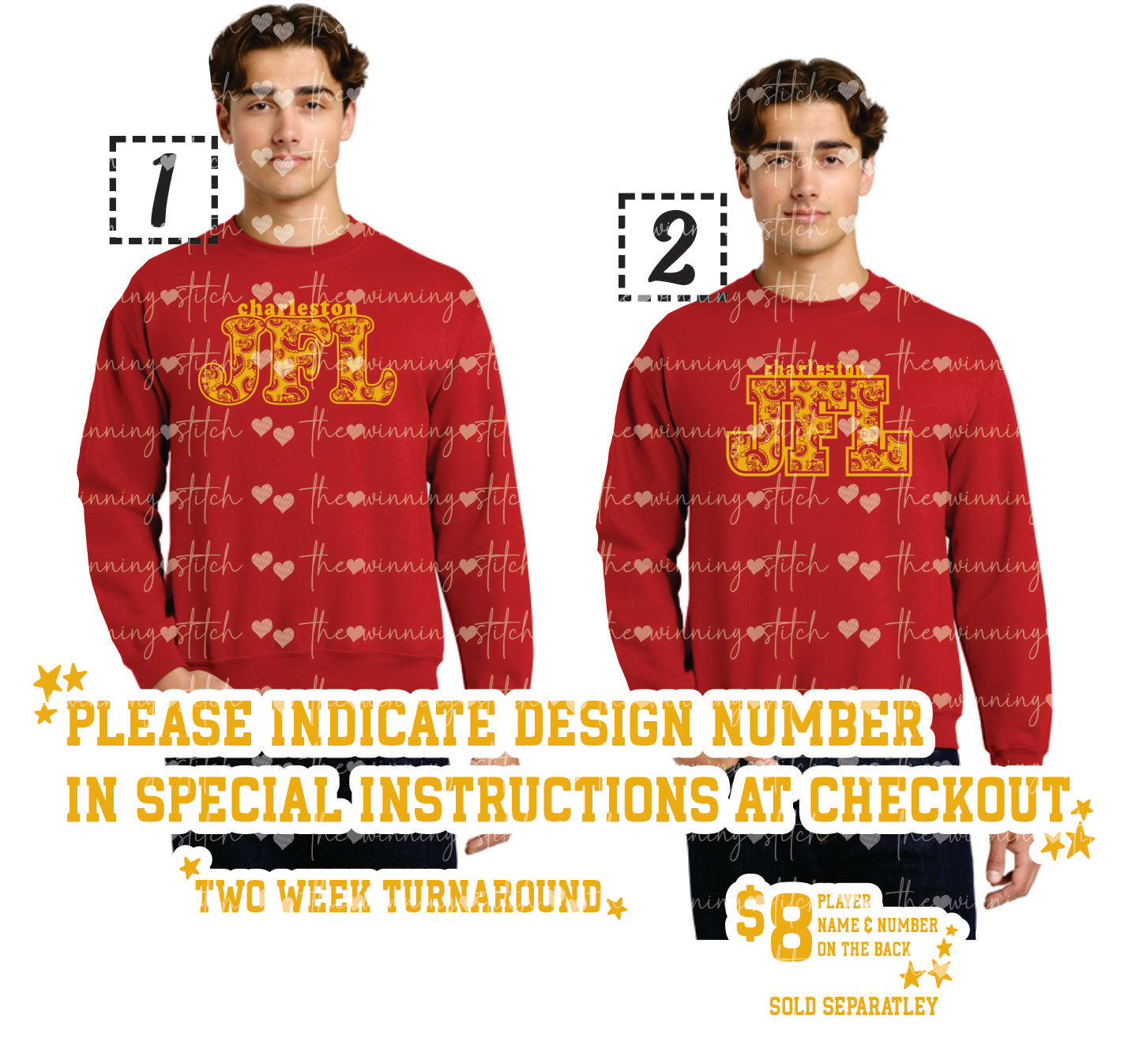 Charleston JFL Adult CREWNECK