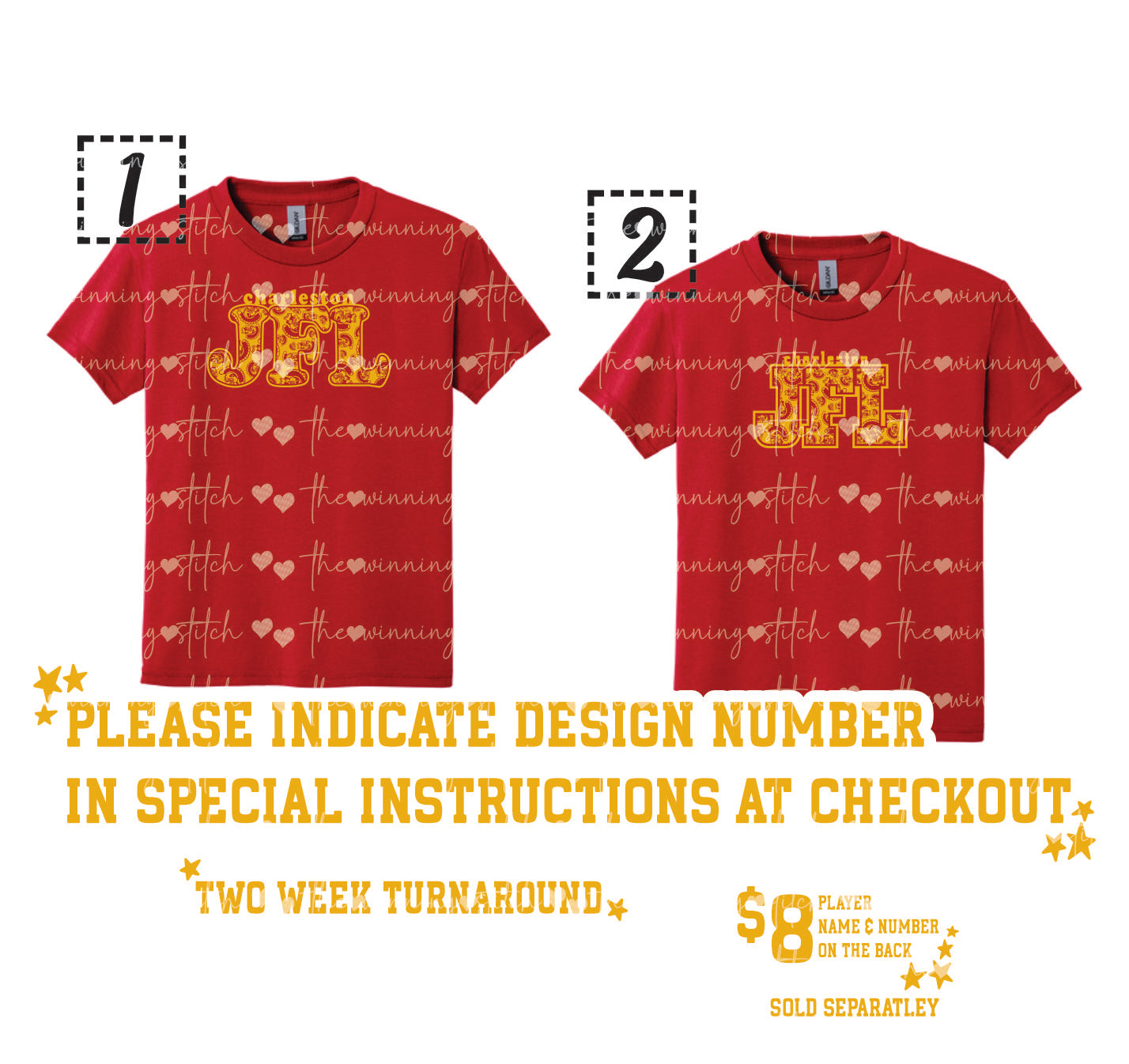 Charleston JFL Youth TEE