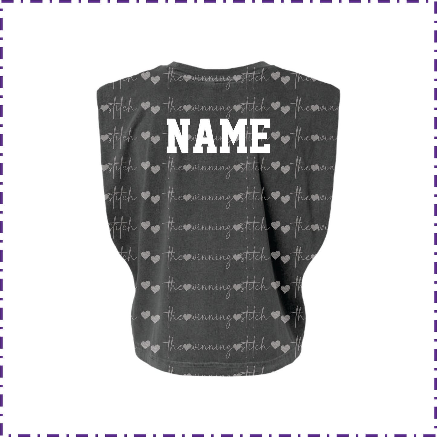 Adult Muscle Tee~MADC with NAME on back
