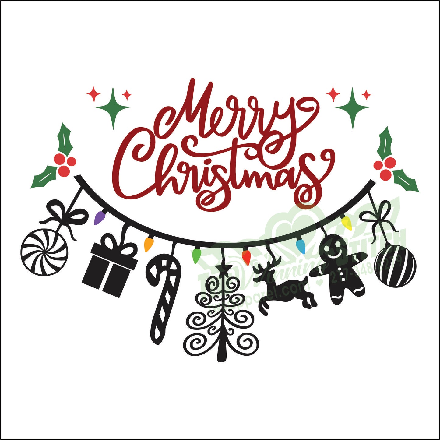 Merry Christmas-Garland