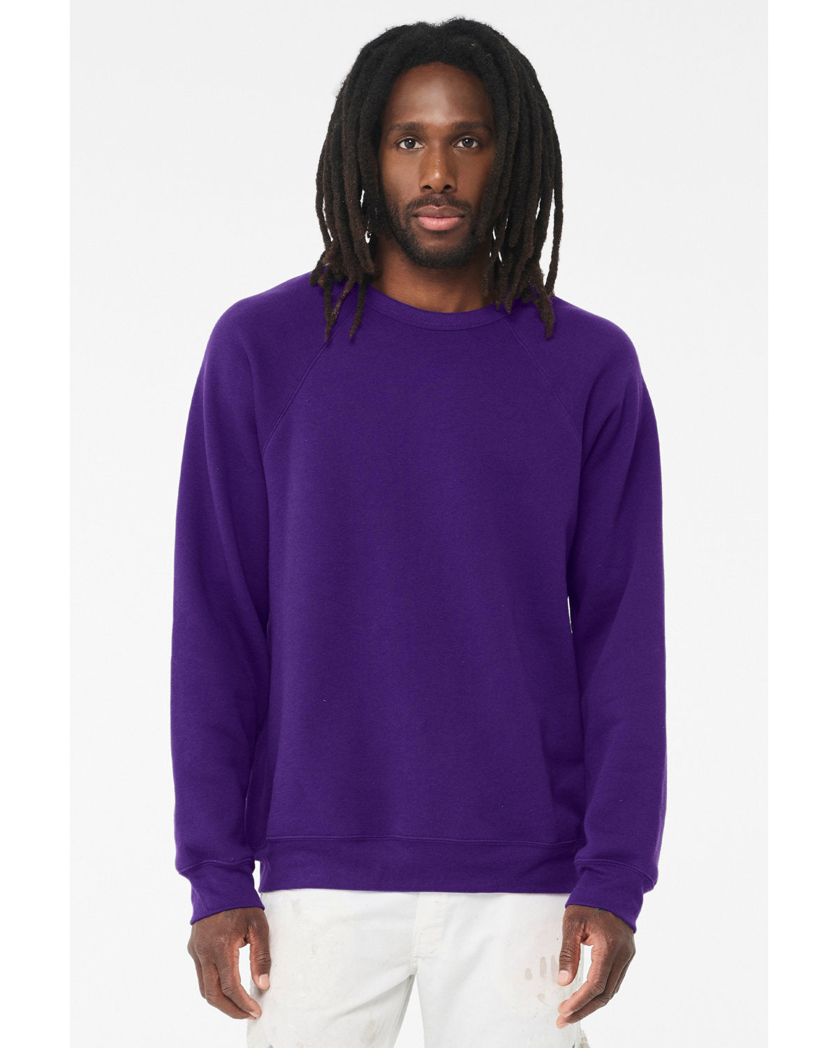Racing Makes Me Happy-Bella Canvas Crewneck Sweatshirt