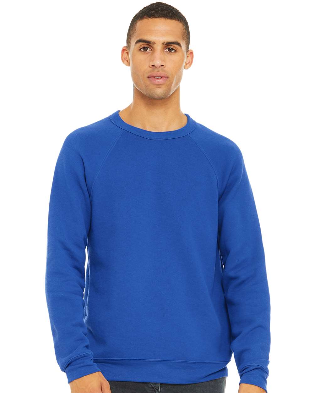 Racing Makes Me Happy-Bella Canvas Crewneck Sweatshirt
