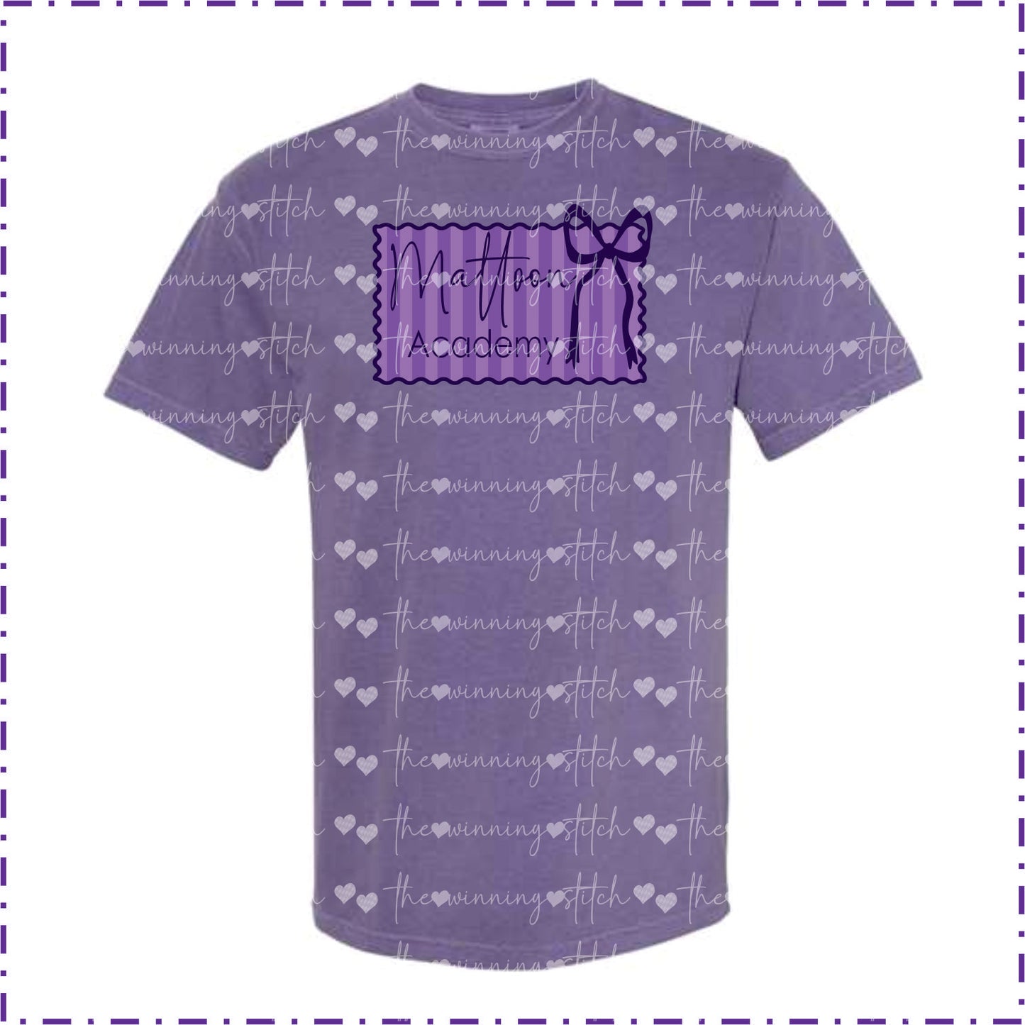 Youth Comfort Color~Mattoon Academy Tee