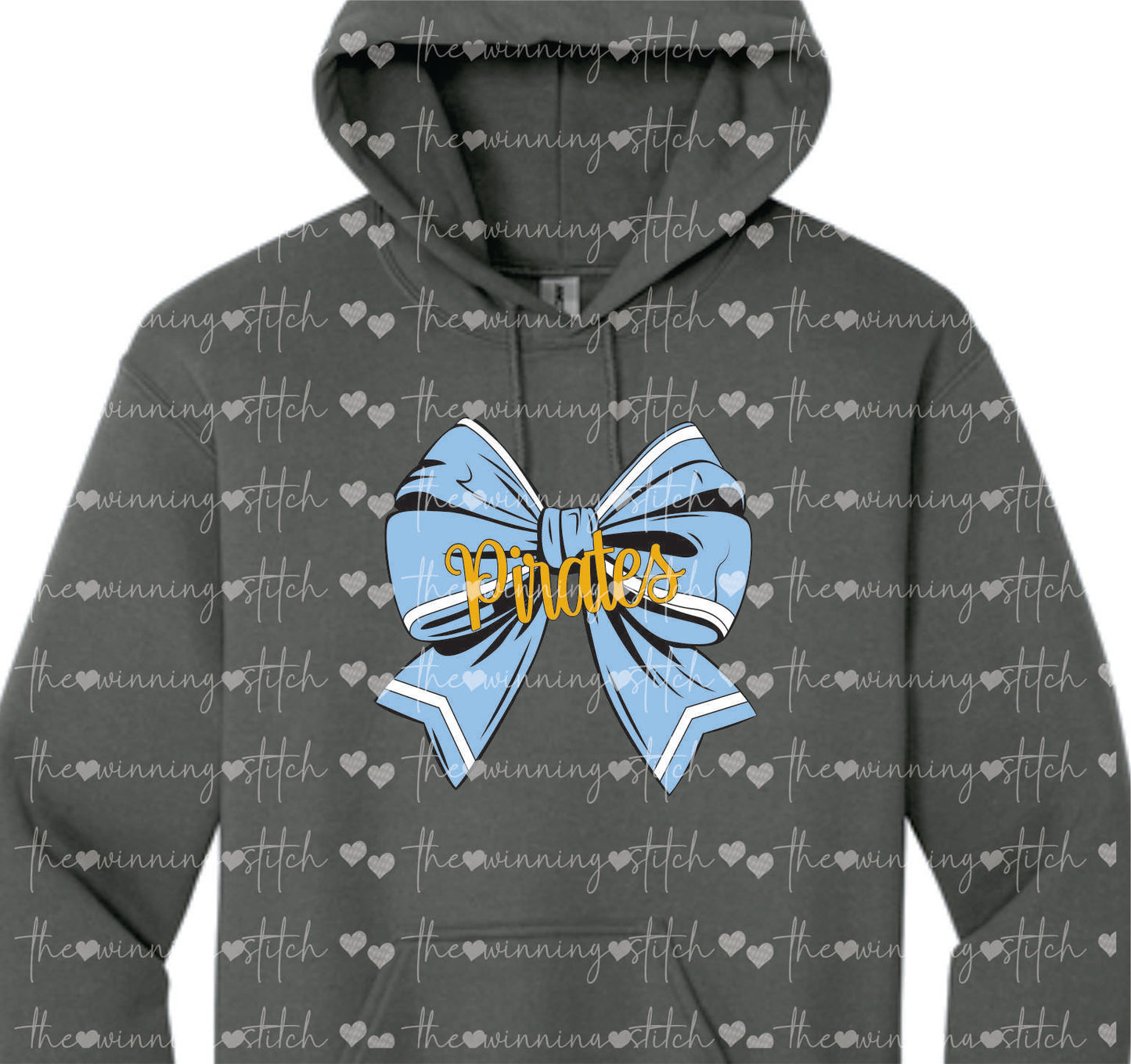 Pirate Cheer Bow Hoodie