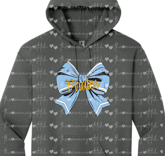 Pirate Cheer Bow Hoodie