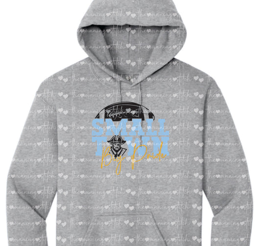Pirate SMALL TOWN, BIG PRIDE HOODIE