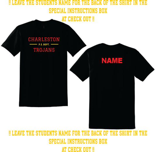 Last Name - P.E. Shirt - Back