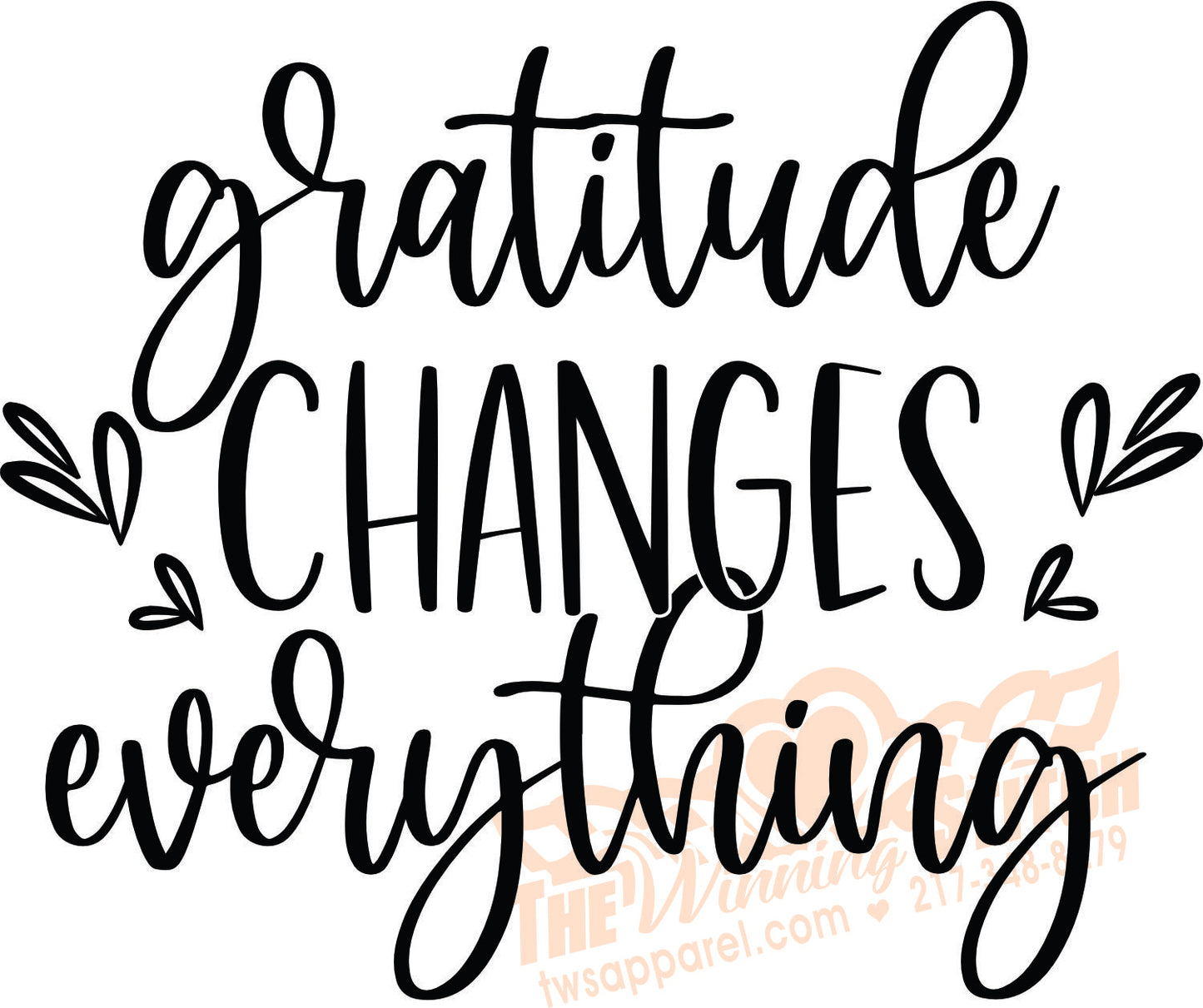 Gratitude Changes Everything-Bella Canvas Crewneck Sweatshirt