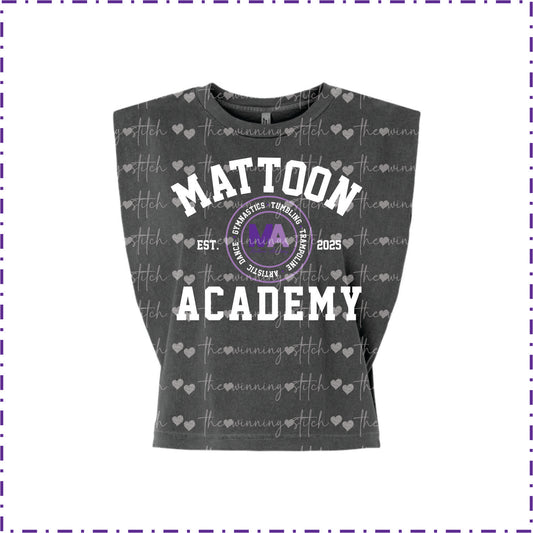 Adult Muscle Tee~MADC with NAME on back